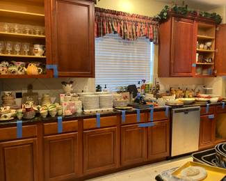Part of the overflowing kitchen!