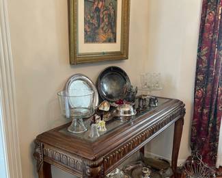 Lots of pewter & silverplate