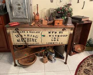 Antique washing machine