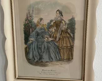 Vintage art throughout house