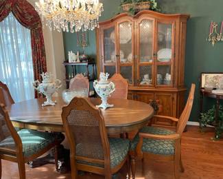 Dining room table & China cabinet