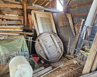 Salvaged modern doors