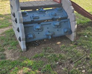 Plastic kids playground set