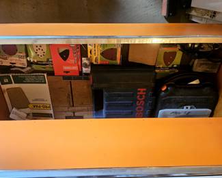 Sand paper and hand tools