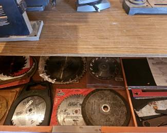 Lots of saw blades!