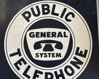 ORIGINAL PORCELAIN SIGN