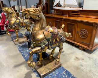 Decor Horse Statues Orlando Estate Auction