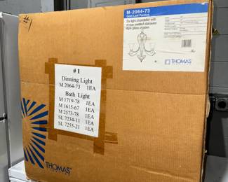 New in Box Chandelier Orlando Estate Auction