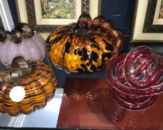 Glass Pumpkins and Art Orlando Estate Auction