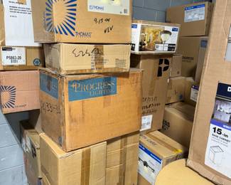 New in Box Lighting Orlando Estate Auction