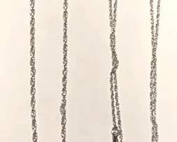 155 - Lot of 2 Sterling Necklaces