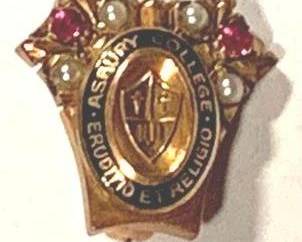 156 - 10K Gold Pin - Asbury College