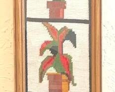 239 - Framed Needlepoint - 35" x 7.5"