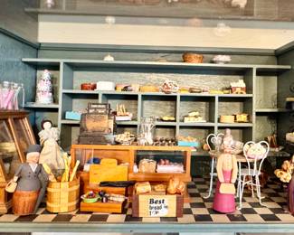 Antique store mall miniature diorama 