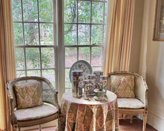 Italian cane back chairs - SOLD 