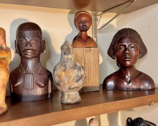 Carved wood sculptures 