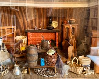 Colonial miniature diorama