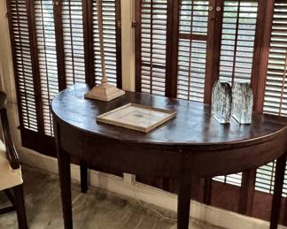 Antique Demi-lune table