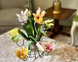 Italian tole chandelier