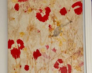 Mid century mixed media art