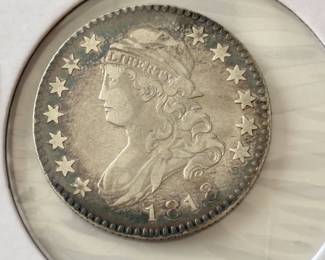 1818 Capped Bust Silver Quarter Very Fine Condition