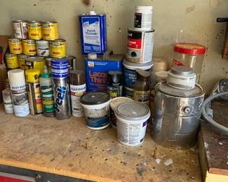 Assorted Wood Finishing Products