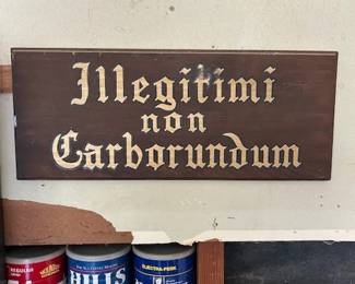 Illigetimi Wall Hanging