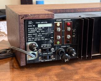 Vintage Acoustic Research AU Stereo Integrated Amplifier
