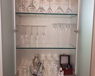 Lots of crystal barware