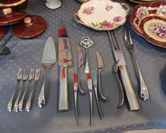 Dansk stainless steel serving pieces