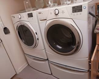 Whirlpool Duet front loading washer and dryer