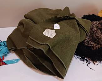 WWII Army Wool Blanket $40