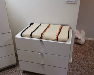Three drawer formica cabinet