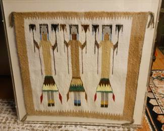 Navajo yei rug