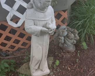 ST. FRANCIS WITH BIRD STATUARY