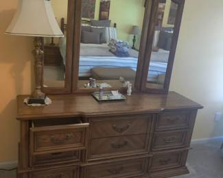 DRESSER AND MIRROR