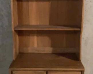 Wooden Shelf With Four Drawers