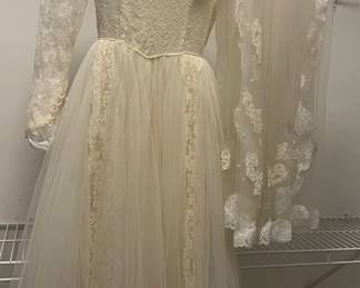 Vintage Wedding Dress Veil