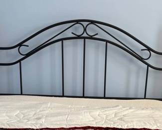 Full Size Bed Frame, Mattress and Mattress Cover