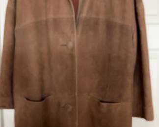 Vintage Leather Coat Small