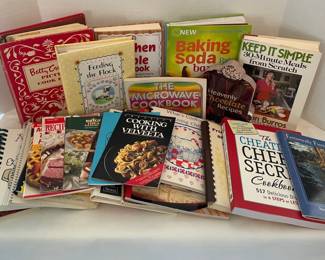Book Mystery Lot Cookbooks Vintage, Modern
