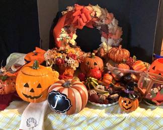 Autumn And Halloween Decorations