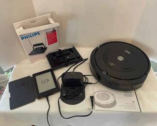 Kindle, iRobot Vacuum, Philips Indoor Antenna