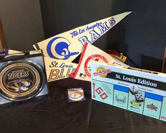 St Louis Edition Monopoly, Rawlings Stan Musial 2013 Baseball, Cardinals, Blues, Mizzou