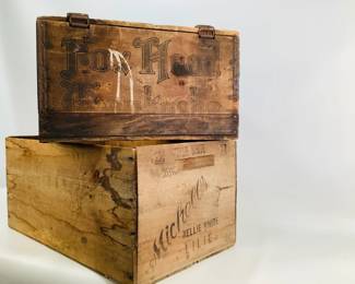  Vintage Wooden Crates