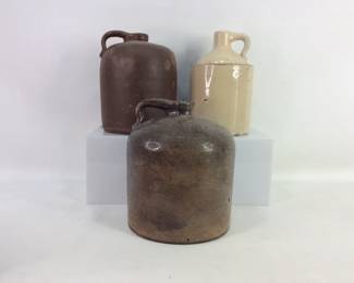 Stoneware Handled Crocks