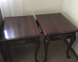 2 queen Ann end tables