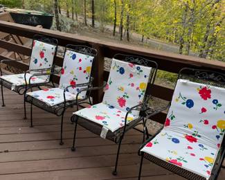 Four Patio Chairs