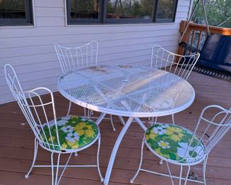 Another Patio Table with 4 Chairs. 