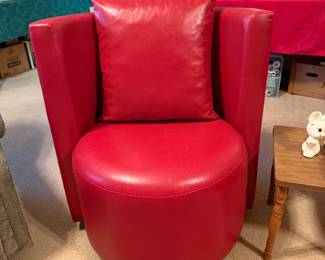 Very Unique Red Chair. We have two. 